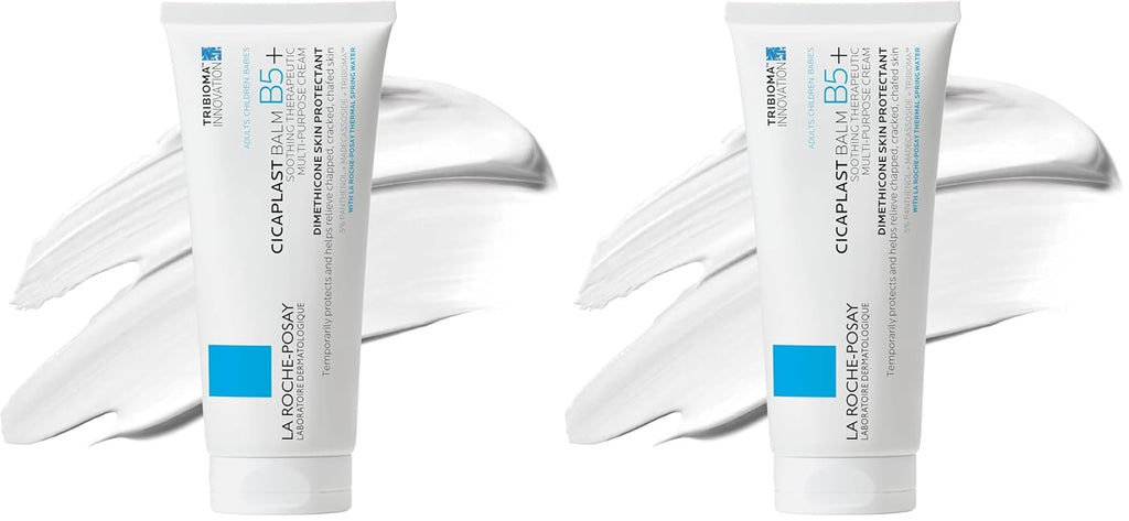La Roche-Posay Cicaplast Balm B5 Skin Barrier Repair Cream with Centella Asiatica, Shea Butter & Panthenol | Multi-Purpose Healing Ointment for Dry, Irritated Skin | Face, Body & Hand Balm, Baby Safe