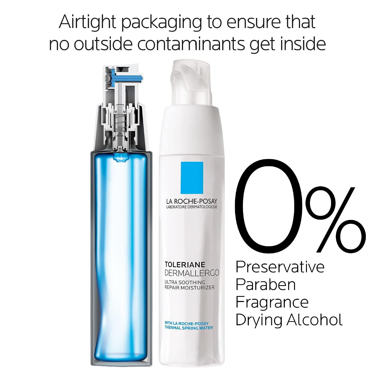 La Roche-Posay Toleriane Dermallergo Ultra Soothing Repair Face Moisturizer for Sensitive Skin, Gentle Moisturizing Face Cream for Dry Skin, Packaging May Vary, Formerly Toleriane Ultra