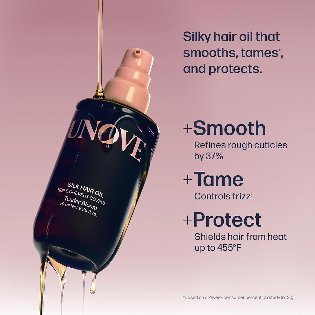 UNOVE Deep Damage Silk Oil Essence Hair Serum 70ml/2.4 fl.oz | Korean Hair Care, Hair Oil Serum, Split End & Frizz Repair Treatment