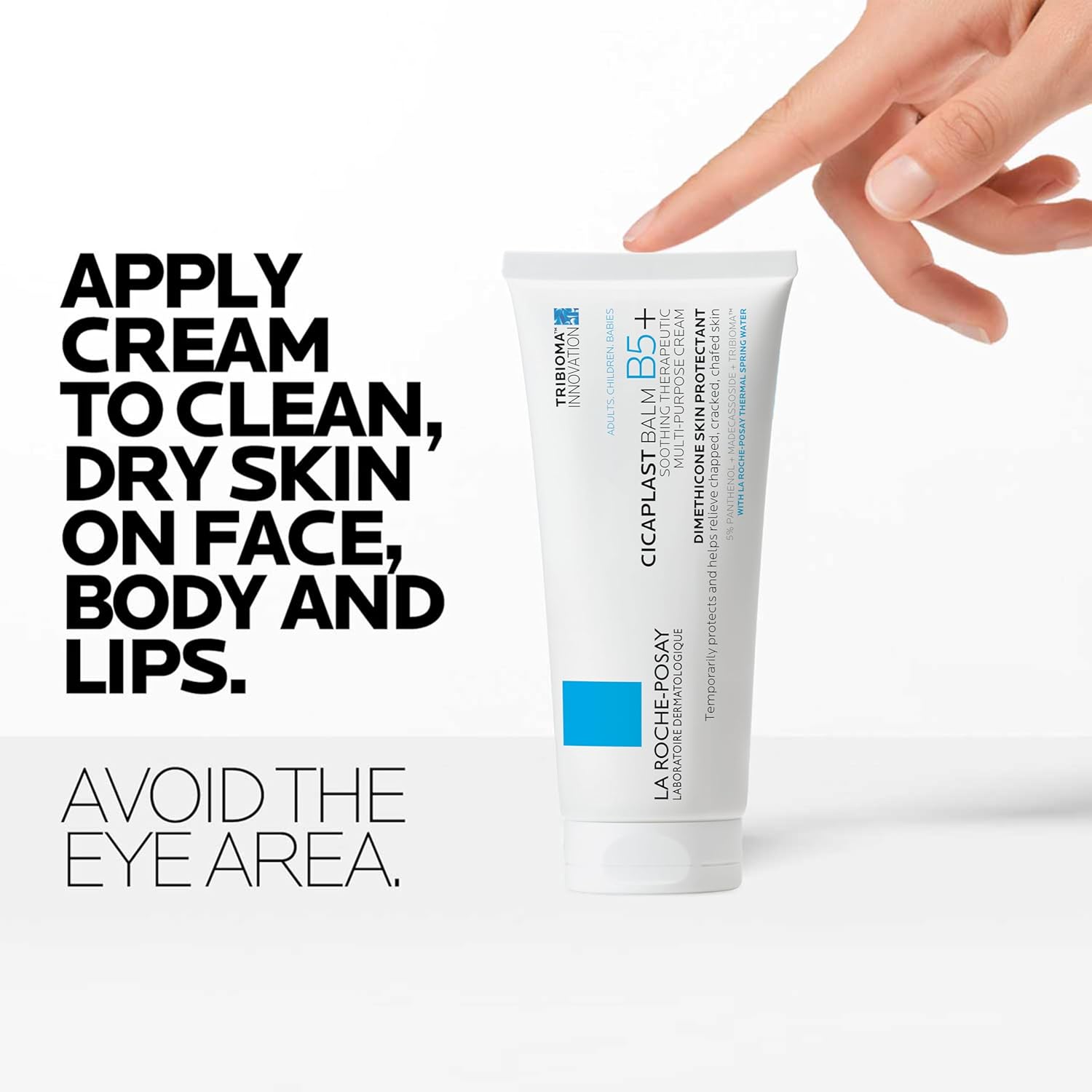 La Roche-Posay Cicaplast Balm B5 Skin Barrier Repair Cream with Centella Asiatica, Shea Butter & Panthenol | Multi-Purpose Healing Ointment for Dry, Irritated Skin | Face, Body & Hand Balm, Baby Safe