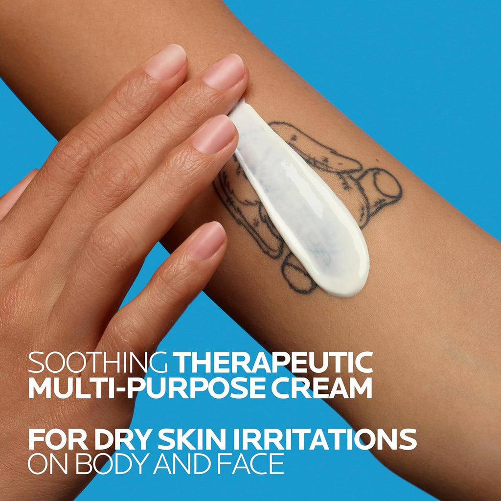 La Roche-Posay Cicaplast Balm B5 Skin Barrier Repair Cream with Centella Asiatica, Shea Butter & Panthenol | Multi-Purpose Healing Ointment for Dry, Irritated Skin | Face, Body & Hand Balm, Baby Safe