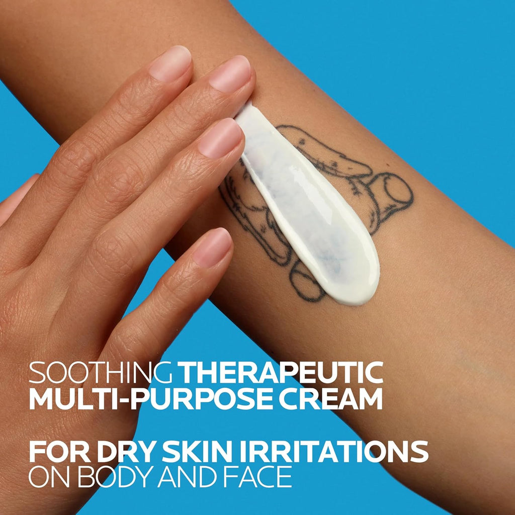 La Roche-Posay Cicaplast Balm B5 Skin Barrier Repair Cream with Centella Asiatica, Shea Butter & Panthenol | Multi-Purpose Healing Ointment for Dry, Irritated Skin | Face, Body & Hand Balm, Baby Safe